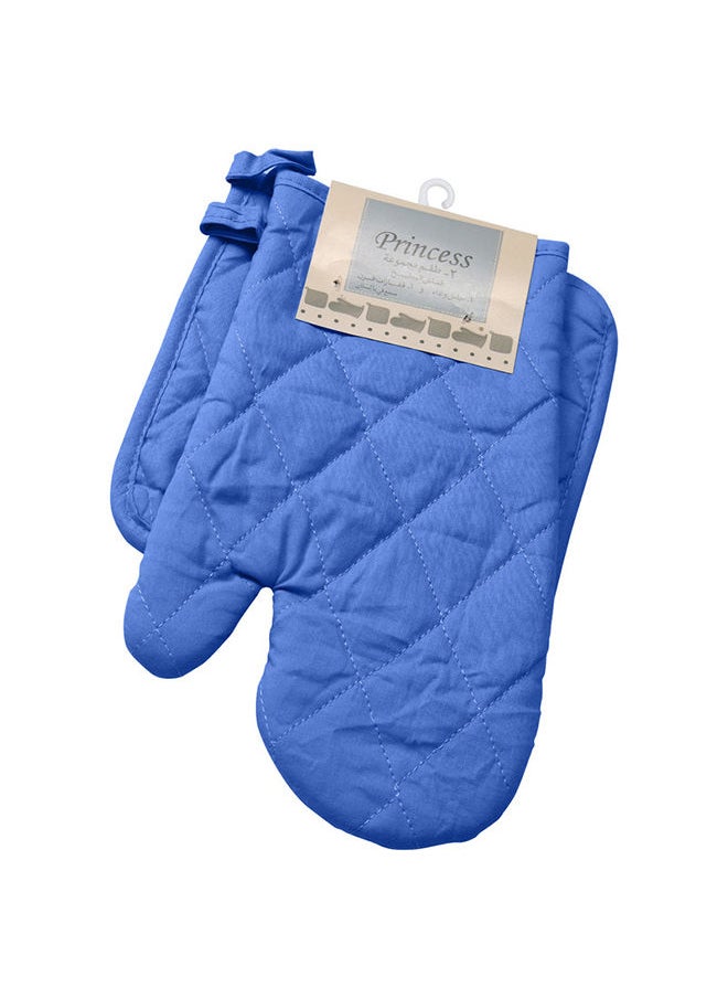 Princess - 2-Piece Gloves/Oven Mitt And Pot Holder Set Sage Blue - Image 1
