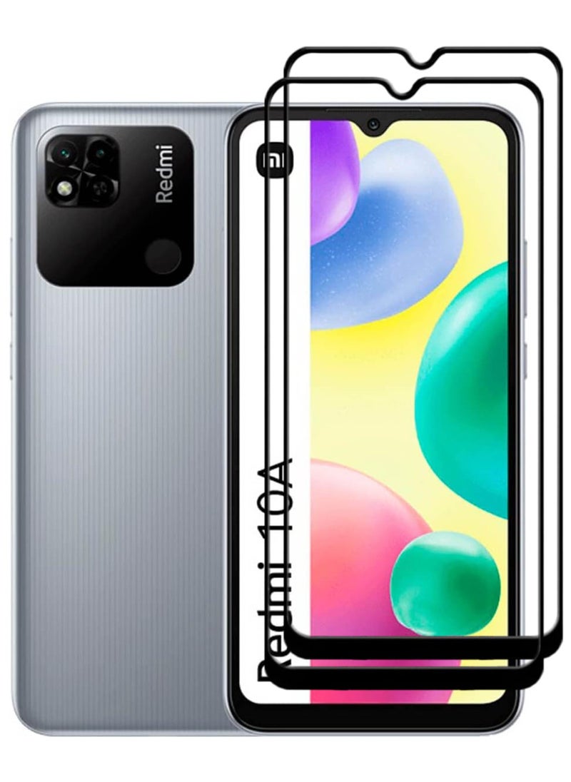 ACLIX 2 Pieces Antistatic ESD Dustproof Premium Quality High Definition Tempered Glass Screen Protector Designed For Xiaomi Redmi 10A - Image 1