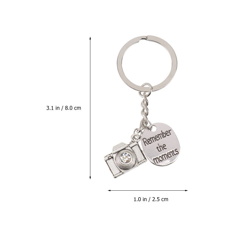 Camera Keychain Initial Letter Keyring Fashionable Accessory Graduation Gift 1Set - Image 2