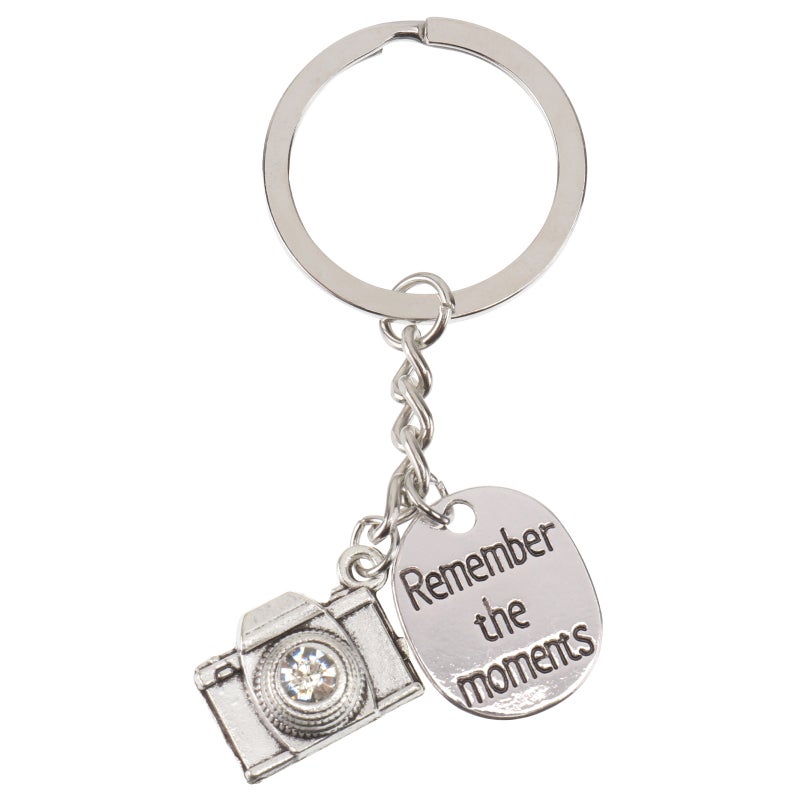 Camera Keychain Initial Letter Keyring Fashionable Accessory Graduation Gift 1Set - Image 1