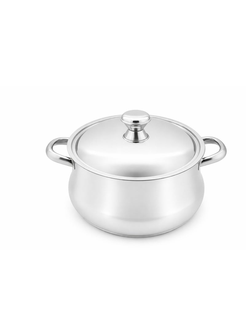 يونستيل طقم حلل طهي كوره 6 قطع ستانلس ستيل من يونستيل مقاس 22-24-26 سم - Image 2