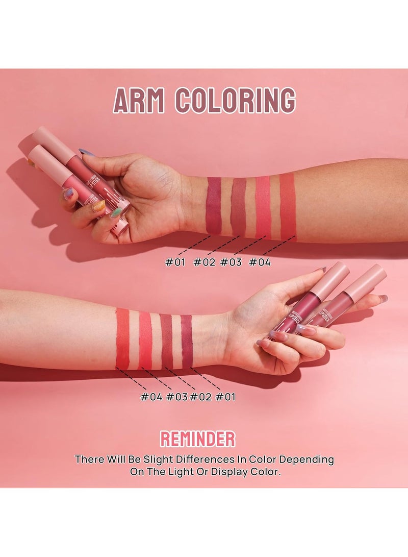 Beauty beast Super Stay Vinyl Ink Longwear No-Budge Liquid Lipcolor Makeup, Highly Pigmented Color and Instant Shine, Witty, Mauve Nude Lipstick, 0.12 fl oz, 1 Count (#01, Compact) - Image 3