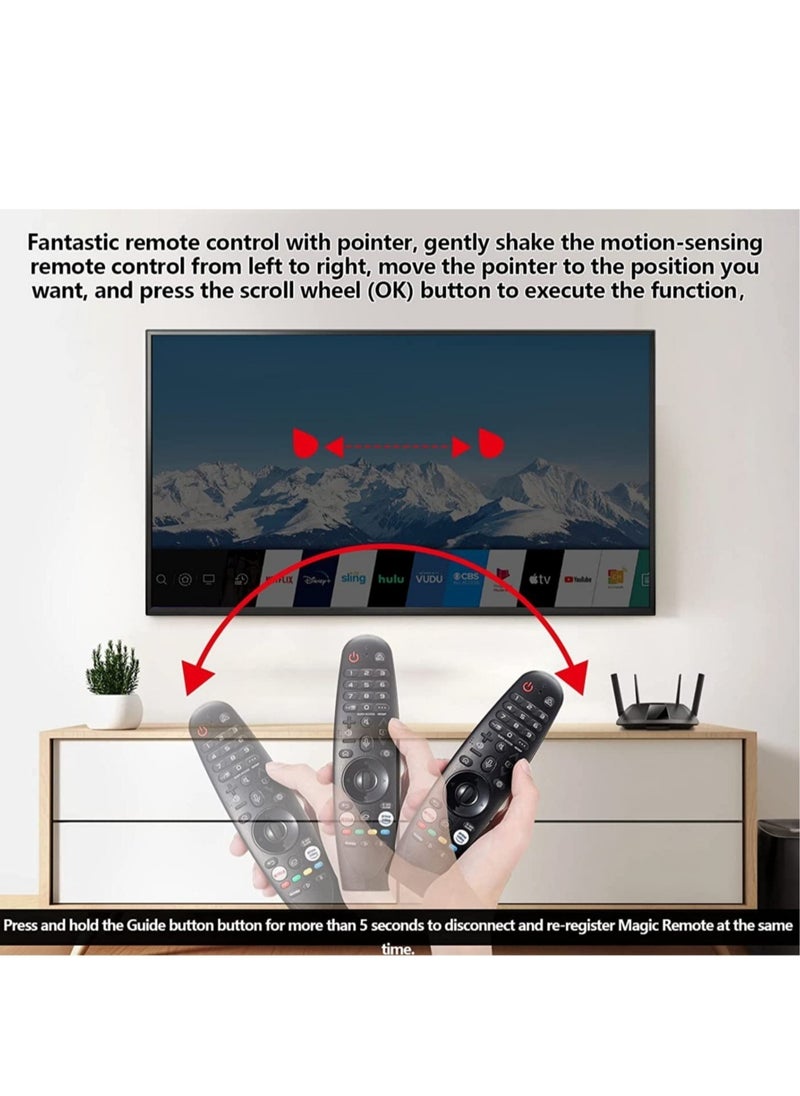 ELTRAZONE - new AN-MR650A AN-MR18BA AN-MR19BA Voice Magic Remote Control AKB75635305 for LG 2017 2018 2019 Smart OLED TV, Compatible with B7, B7A,C9, E9, W9 Series - Image 1