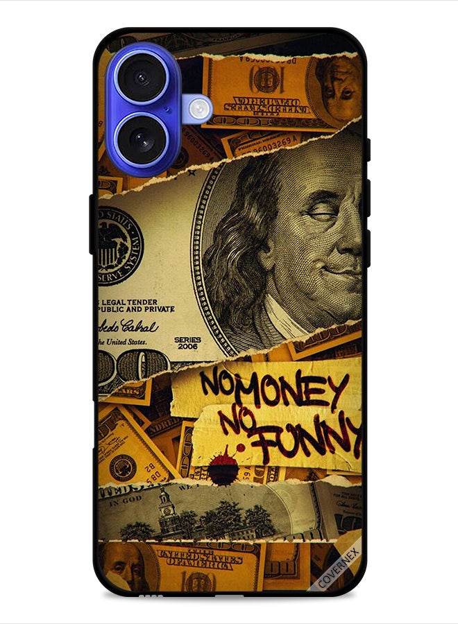 Covernex Apple iPhone 16 Protective Case Cover Money No Funny - Image 1