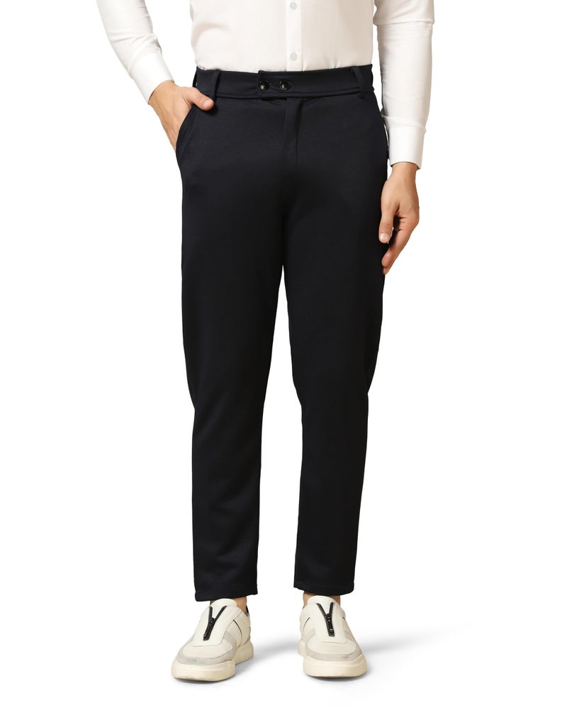 TOPLOT Men's Regular Casual Pants (Men-Pant-5181-Navy-28) - Image 1