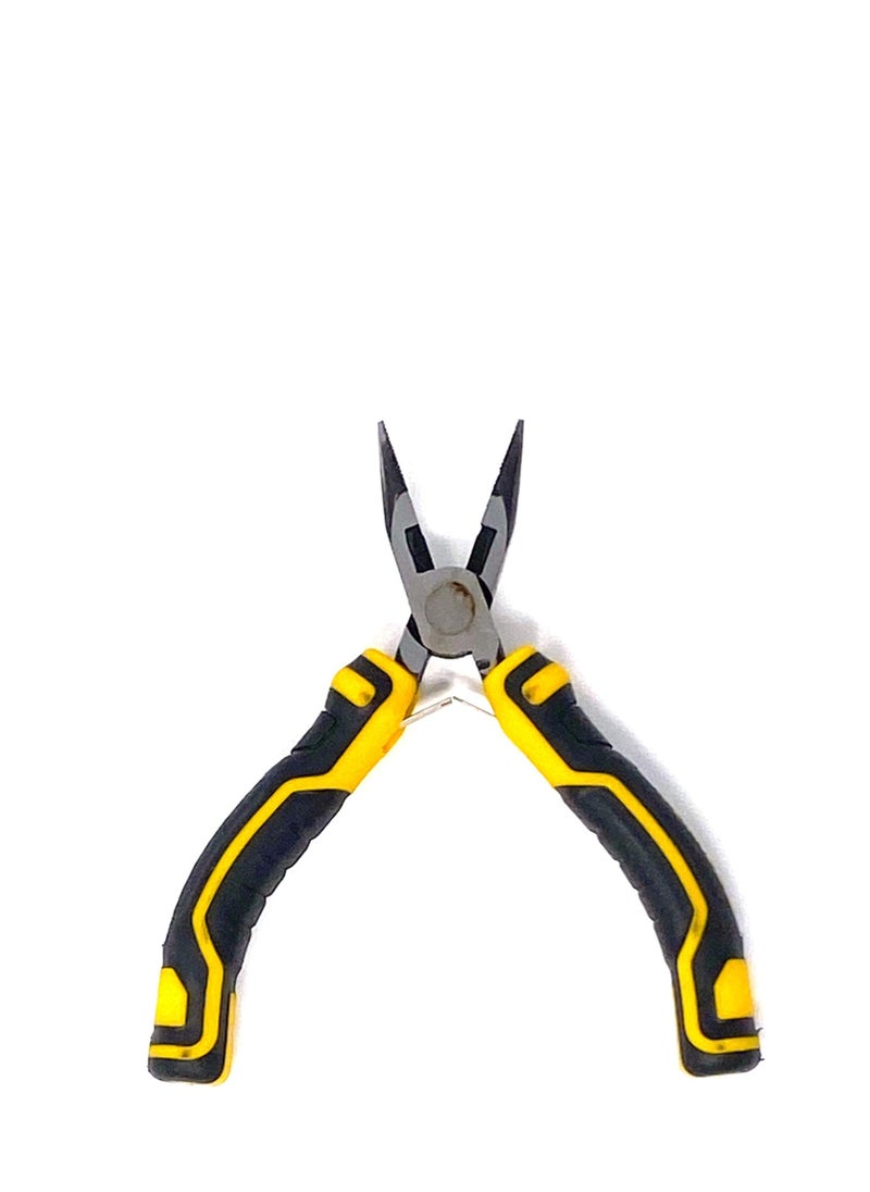 denzeL - Pliers Set 5 Pcs. Diagonal Long-nose End-cutting Bent-nose Flat-nose Pliers - Image 1