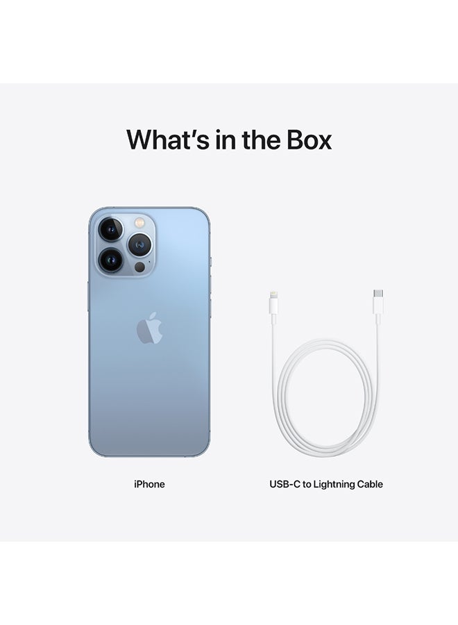 ابل  تم تجديده - iPhone 13 Pro سعة 1 تيرابايت باللون الأزرق ومزود بتقنية 5G مع تطبيق Facetime - الإصدار العالمي - Image 3