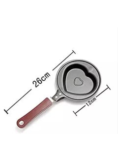 Generic SPS Steel Lovely Cartoon Shape Mini Non-Stick Egg Frying Pan Non-Stick Pot Molds Cartoon Easy Pan Breakfast Cookware (Design May Vary)(Mini Omlet Pan) 12 cm.  - Image 3