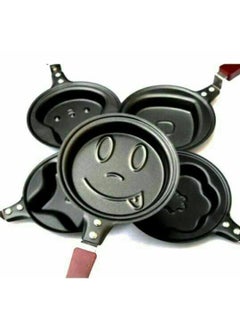 Generic SPS Steel Lovely Cartoon Shape Mini Non-Stick Egg Frying Pan Non-Stick Pot Molds Cartoon Easy Pan Breakfast Cookware (Design May Vary)(Mini Omlet Pan) 12 cm.  - Image 2