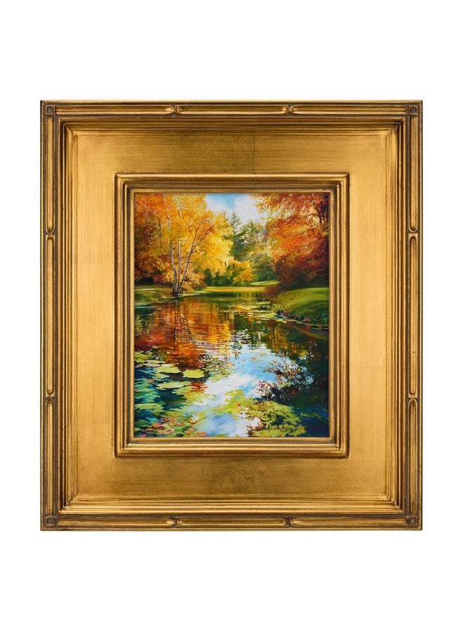 Creative Mark Museum Plein Aire Wooden Art Picture Frame - 16x20 Gold - 3.5-Inch-Wide Frames - Museum Quality Closed Corner Photo Frames - Image 4