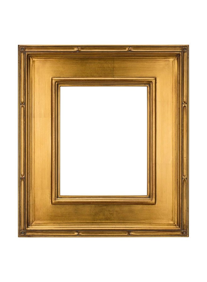 Creative Mark Museum Plein Aire Wooden Art Picture Frame - 16x20 Gold - 3.5-Inch-Wide Frames - Museum Quality Closed Corner Photo Frames - Image 1