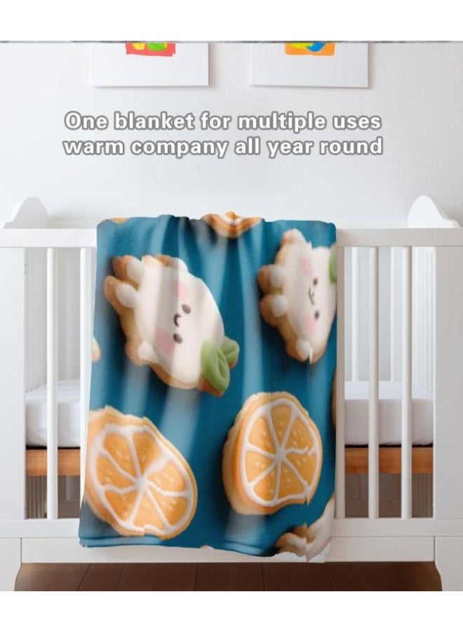 general Baby and children's cartoon flannel thin blanket (warm and comfortable, suitable for sleep, game use) 70cm*100cm - Image 4