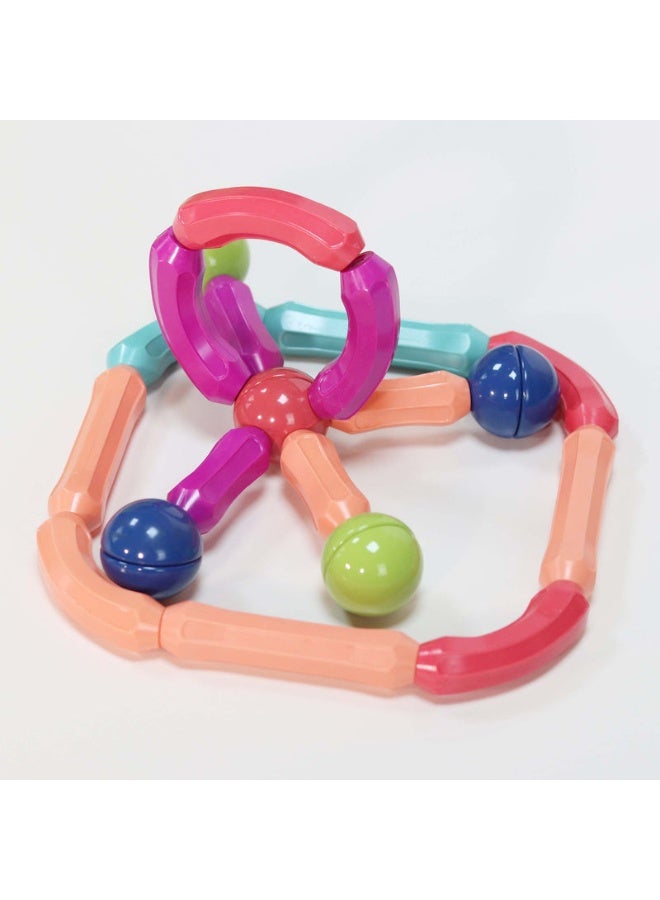 SUNDUS Little Engineer - 64 Magnetic Building Blocks Set | Creative STEM Toy for Kids | Educational 3D Construction Playset - Image 4