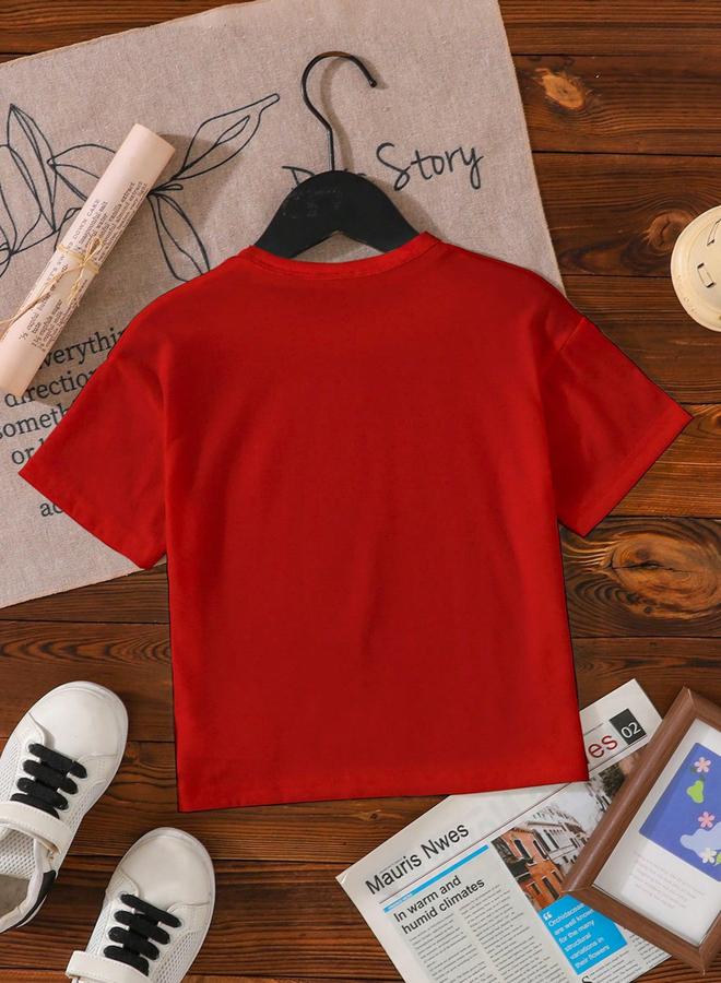 Take Two Girls Bow Print Short Sleeve T-Shirt - Image 3