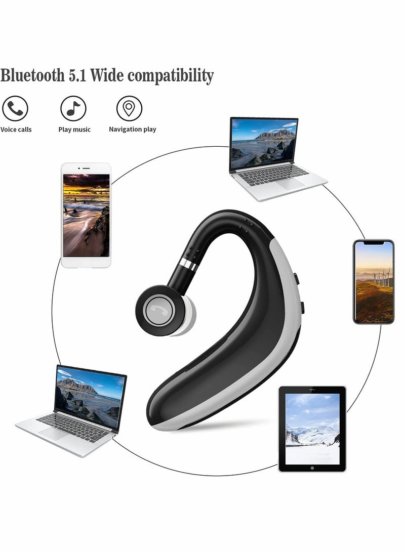 KASTWAVE سماعة بلوتوث مع خاصية إلغاء الضوضاء سماعات لاسلكية داخل الأذن لنظام الصوت في السيارة وأجهزة اللابتوب - Image 5