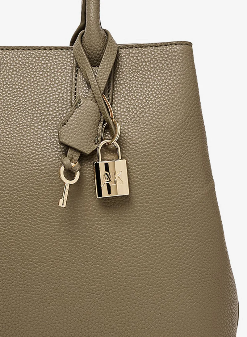 Anne Klein  Anne Klein Textured Zippered Satchel Bag for Women | Best Price UAE
