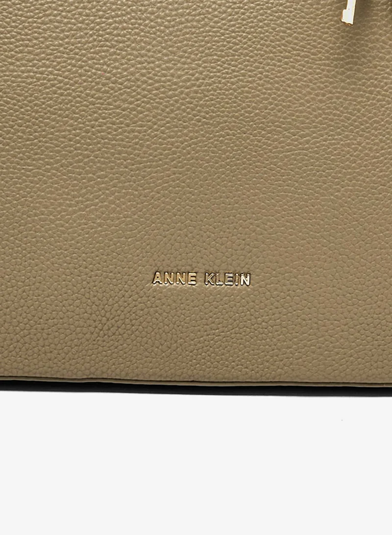 Anne Klein  Anne Klein Textured Zippered Satchel Bag for Women | Best Price UAE