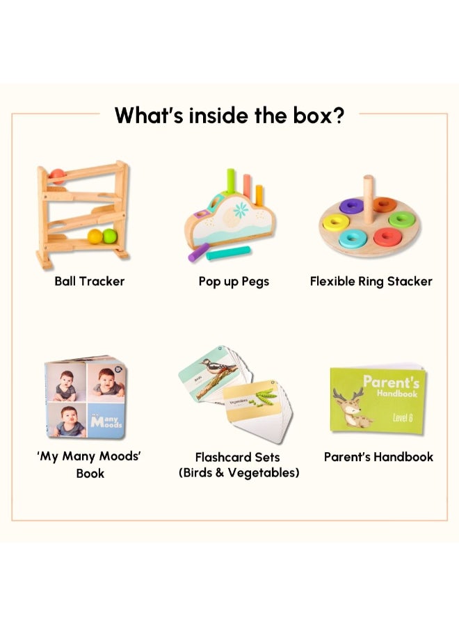 Curious Cub Montessori Learning Wooden Baby Toys11+ MonthsVisual Skills, Tactile Skills And Memory SkillsMontessori Toys For 1 Year OldBrain Development ActivitiesBaby Gift Set For New Born - Image 2