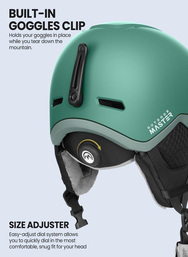 OutdoorMaster MIPS Ski Helmet, Snowboard Helmet for Men, Women & Youth, Snow Helmet with 8 Adjustable Vents, PC Shell & EPS Foam Snowboarding Helmet Dial Fit Snow Sport Helmet, Certified Skiing Helmet - Image 4