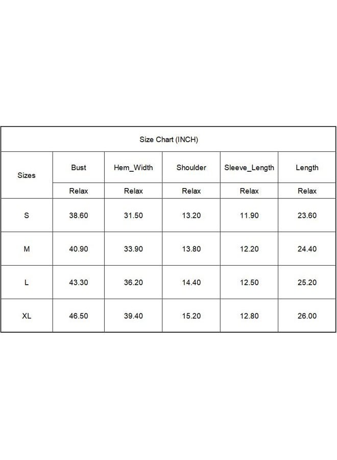 Ecosunny Women's Casual Round Neck Short Sleeve Shirts Bow Print Sweater Loose Tunic Blouses Tops Pink M - Image 5