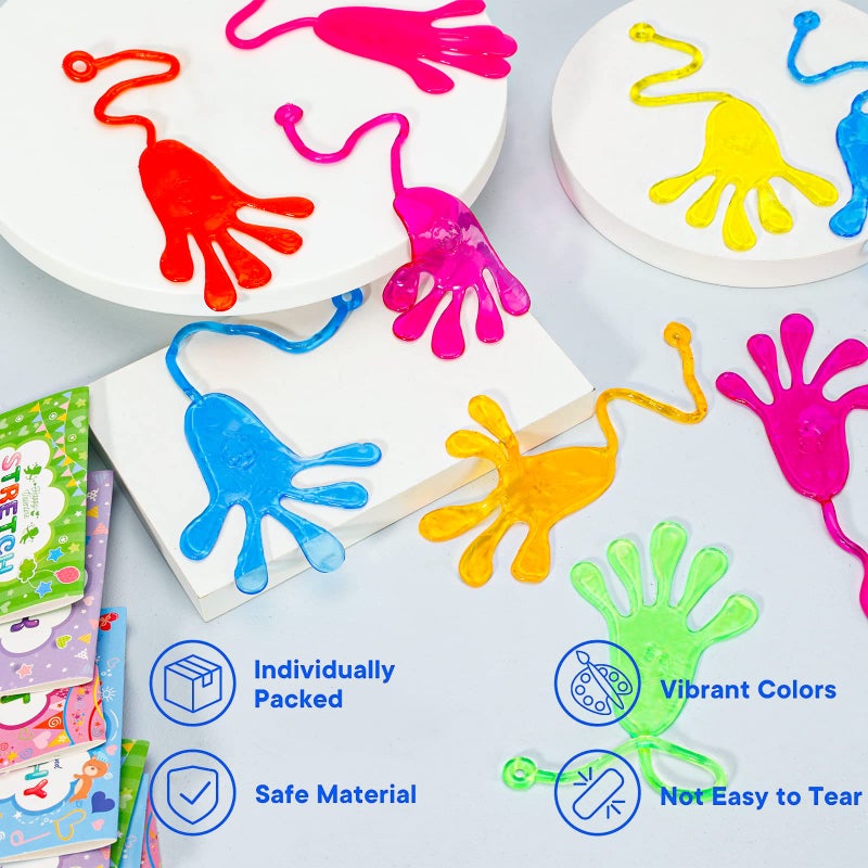Garma 28 Pack Valentines Gifts Cards for Kids with Love-Heart Style Sticky Hands Toys Valentines Exchange Gifts Classroom Prizes Valentine Party Favors Greeting Cards Goodie Bag Stuffer Fillers - Image 5