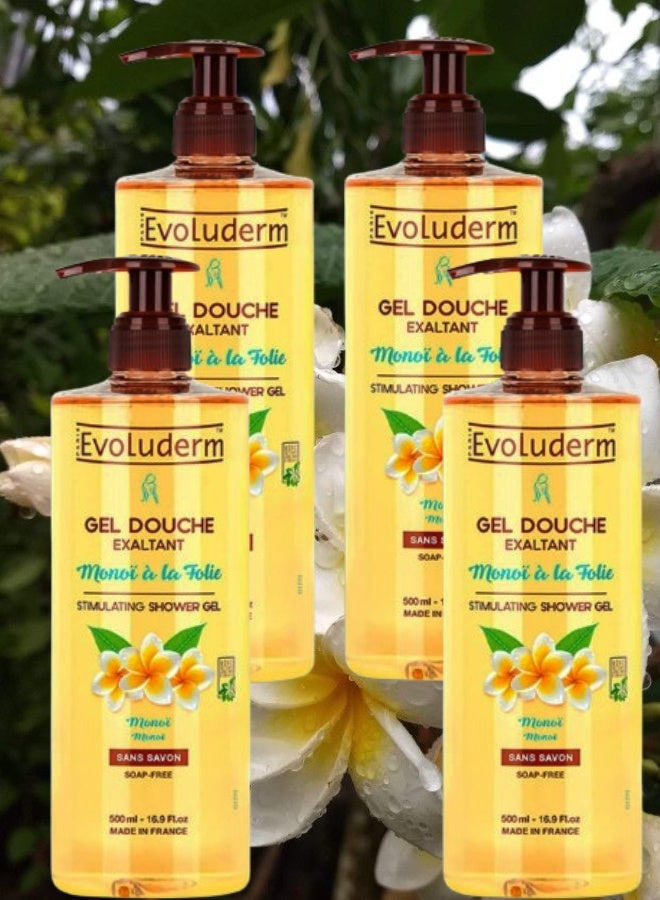 إيفو لوديرم 4 قطع جل الاستحمام إيفولوديرم بلوي دي كوكو ديتوكس 500مل - Image 1