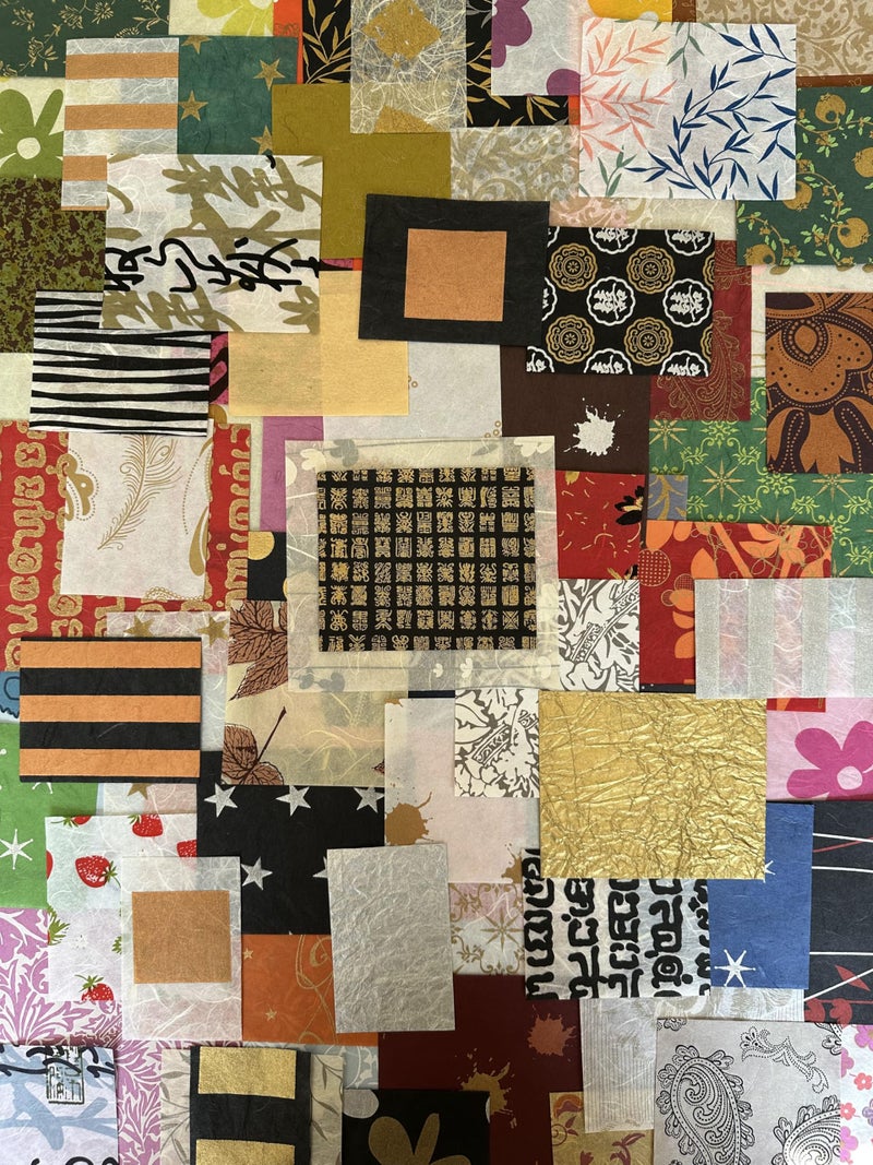 Kozo Studio Print Carnival Scrap Pack 100 Pieces Mulberry Paper - Image 2