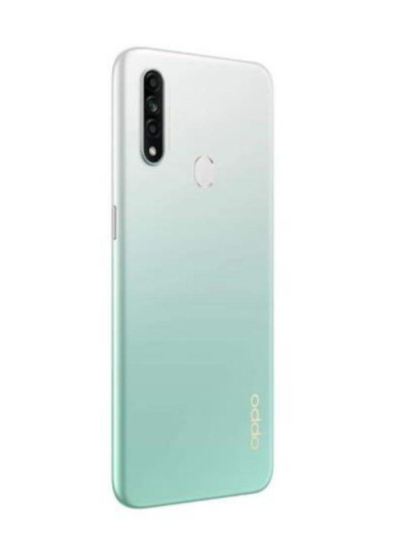 أوبو A31 ثنائي الشريحة فانتسي أبيض 6 جيجابايت رام 128 جيجابايت 4G LTE + حزمة هدايا مجانية شاحن عالي الطاقة نوع-C و USB-A - Image 5