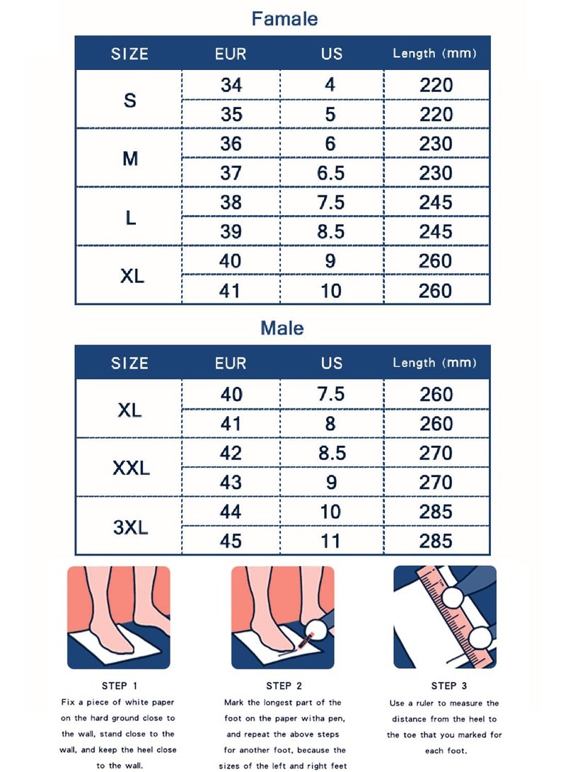 Generic Water Shoes Womens Mens Beach Shoes Quick-Dry Barefoot Aqua Shoes Socks Snorkeling Shoes Water Socks for Outdoor Beach Swim Surf Walking Yoga (F) - Image 5