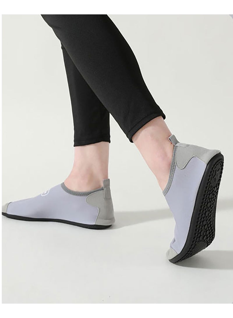 Generic Water Shoes Womens Mens Beach Shoes Quick-Dry Barefoot Aqua Shoes Socks Snorkeling Shoes Water Socks for Outdoor Beach Swim Surf Walking Yoga (F) - Image 2