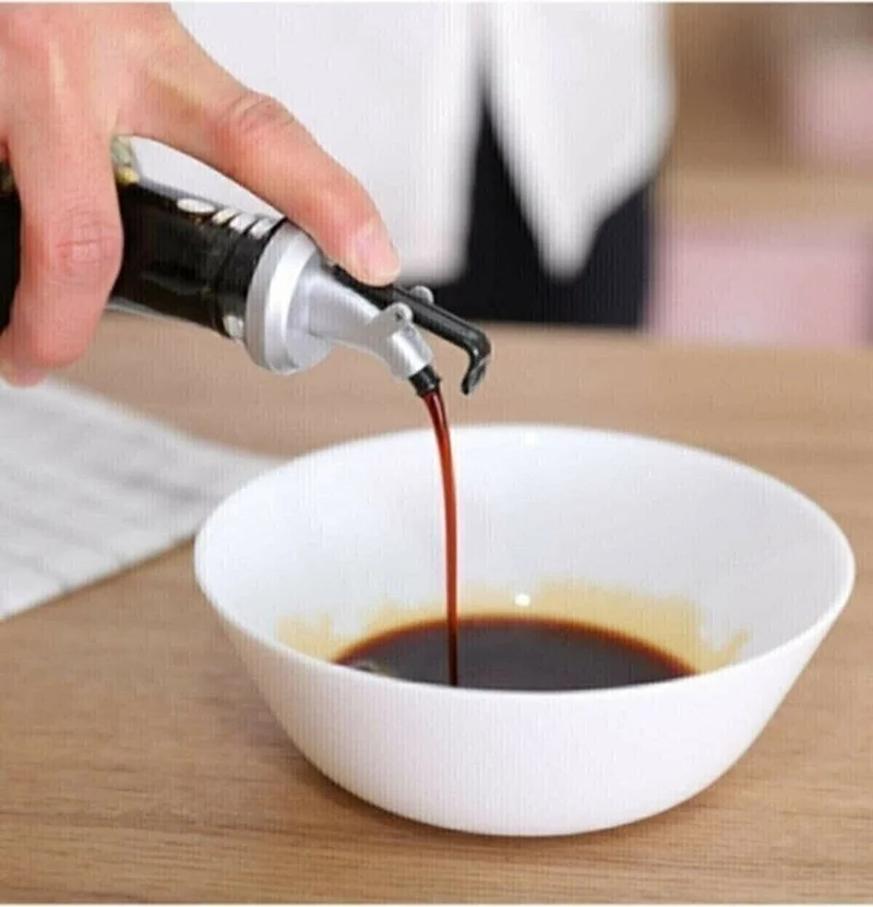 Neler Geldi Neler 3-Piece Oil Stopper with Lid Oil Pot Bottle Tip Oil Jar Vinegar Bowl Sauce Bottle Bottle Head No Drips