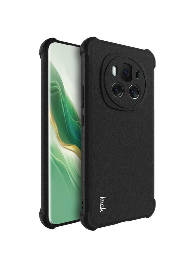 جرين تايجر حافظة هاتف من البولي يوريثان الحراري لهاتف Honor Magic6 5G imak مضادة للصدمات (أسود غير لامع)