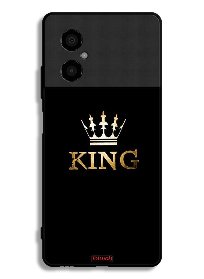 Tolwak Xiaomi Poco M4 5G Protective Case Cover King - Image 2