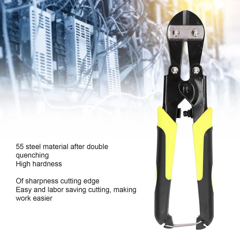 كلاراكو قواطع أسلاك مقاس 7 بوصات، قاطع أسلاك فولاذي محمول مصقول عالي الصلابة مع قواطع مشبك تخزين للمسامير - Image 4