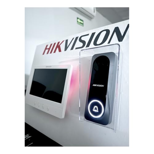 HIKVISION Analog Video Door Phone/Bell with 7" TFT LCD Screen Wired | 1080p HD Resolution | One Touch Call Button | BuiltIn Mic & Loudspeaker| One Touch Unlock | Plug & Play | (DS-KIS212) - Image 4
