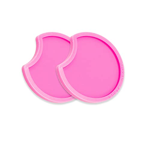 AMZTOART 2 Pcs Shiny Mouse Ear Shape Decorative Headband Resin Molds DIY Epoxy Craft Jewellery, Cake Decoration Chocolate Fondant Mould (DY0381+DY0381) - Image 3
