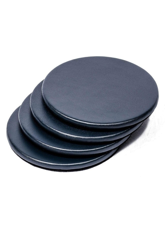 Dacasso A4618 Coaster Set, 4.37 x 4.37 x 1.37, Navy Blue - Image 2