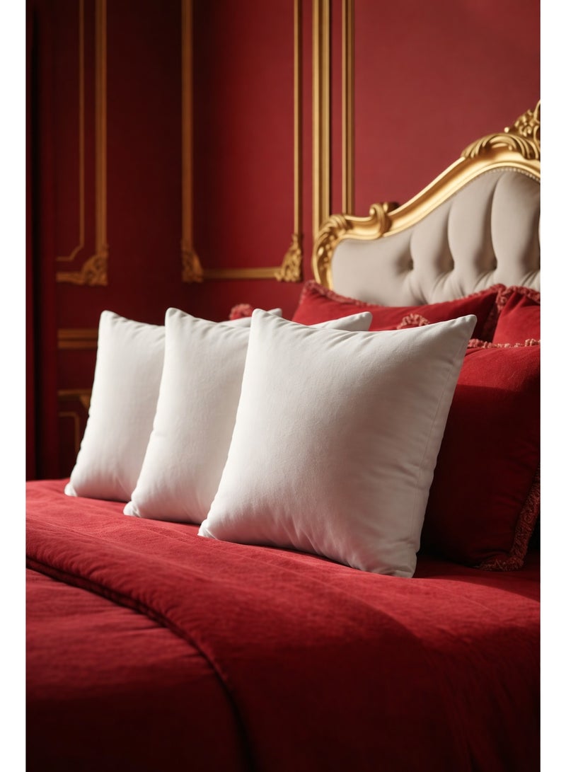 House One 3 Pieces | Microfiber Cushion Filler - White - 45x45 cm - Image 1