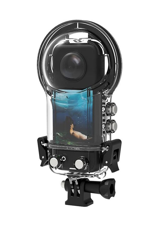 Dive Case For Insta360 X3 40 Meters Waterproof Cover Underwater Protect Box Diving Shell For Insta360 X3 Camera Case Cover Accessories  - Image 1