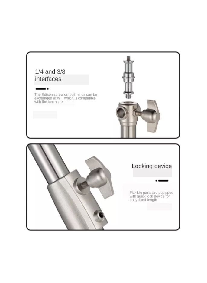 عام حامل اضاءة ثلاثي ستانلس ستيل WT-809 من جينيرال - Image 4