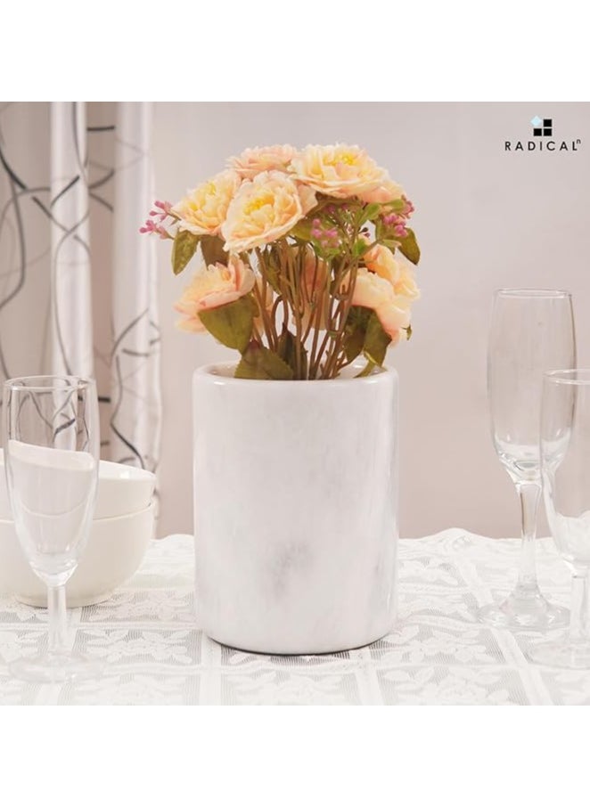 RADICALn RADICALn Handmade Marble White Utensil Holder Kitchen Organizer Home Accessories  - Image 5