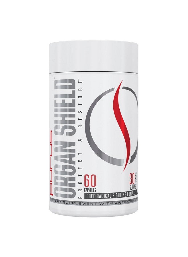 Purus Labs بورا لابز شيلد النشط لمضادات الأكسدة | مضادات أكسدة نباتية | 30 حصة، 60 كبسولة جيلاتينية - Image 1