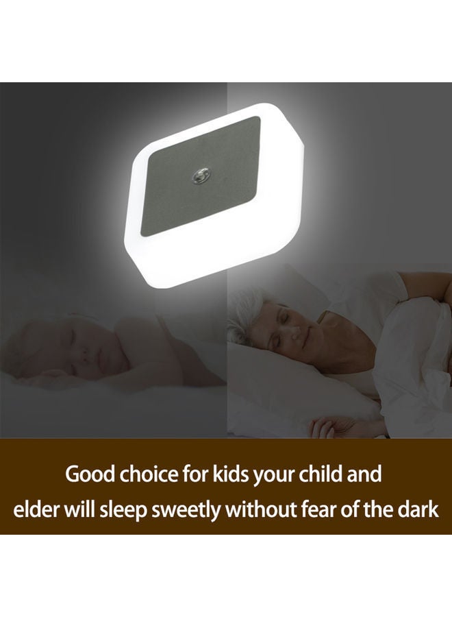 NIBEMINENT 6-Piece Plug-in LEDs Night Lights White - Image 2