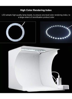 KASTWAVE Dimmable LED Light Photo Studio Box with White/Warm/Soft Lighting, Highlight Portable Studio Set Small Photo Props Equipment  for Small Items Like Jewelry  - Image 3