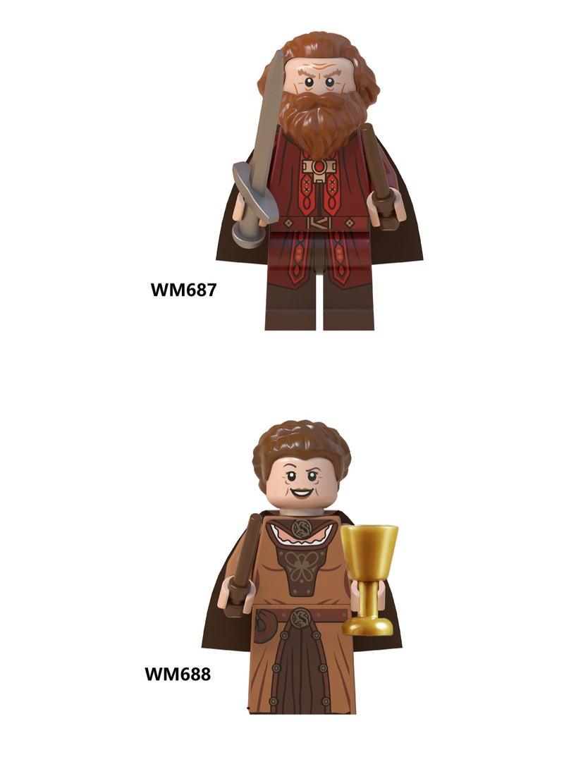 12-Piece Harry Potter Series Building Blocks Minifigures Toys Suitable For Boys Gifts Bag Pack - Image 5