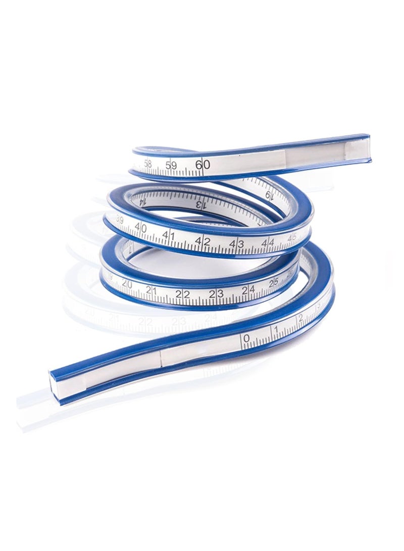 Vinyl Curve Ruler, 60cm French Flexible Curve Ruler Flexible - No:Fc-700 - Image 1