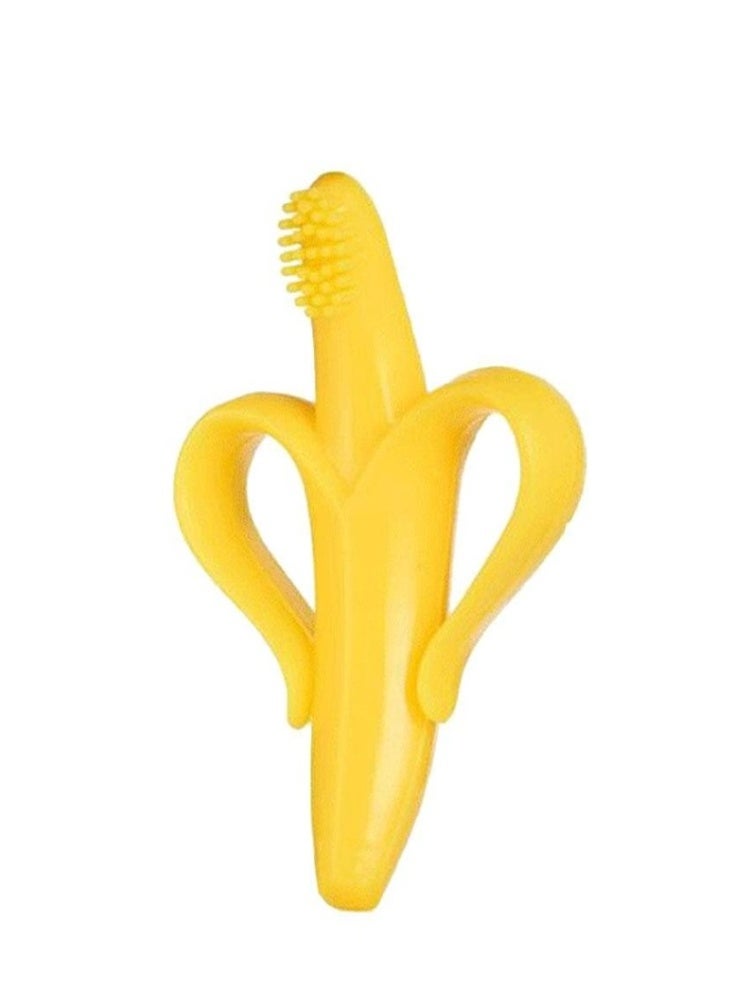 Bendable Soft Silicone Aiybao Infant Training Toothbrush and Teether for Kids