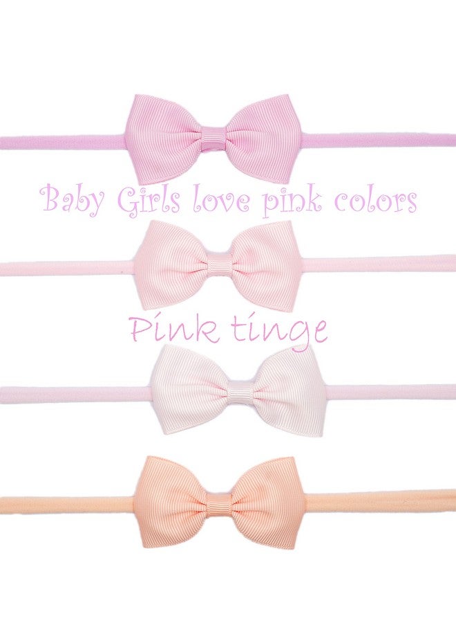 CELLOT 40 Colors Baby Bow Headbands 2.75" Hair Bows Super Soft Nylon Headbands For Baby Girls Infants Preemie And Newborn Kids Hair Accessories - Image 5