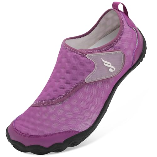 JIASUQI Womens Water Shoes Beach Sandals for Women Barefoot Sand Shoes Aqua Sock Purple - Image 1