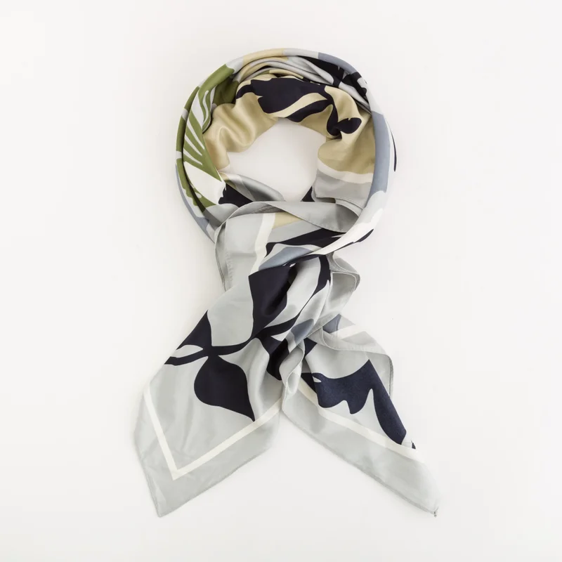 CARPISA Women's Scarf Foulard Powder Blue Multicolour